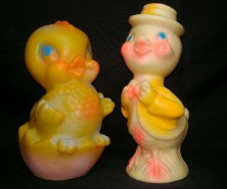 Vintage Rubber Duck Ducky Dreamland Creations 1963 1964 Squeaky Toy 60 ' s 3