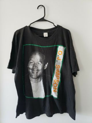 Vintage 90s Oj Simpson Oj Let The Juice Go T - Shirt Size Large Bootleg Rap