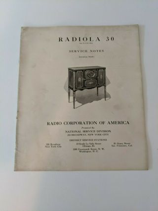1926 RCA Radiola 30 Antique Tube Console Radio 11