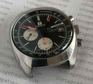 VINTAGE TISSOT CHRONOGRAPH NAVIGATOR CAL 2170 REF 45.  501 STAINLESS STEEL 2