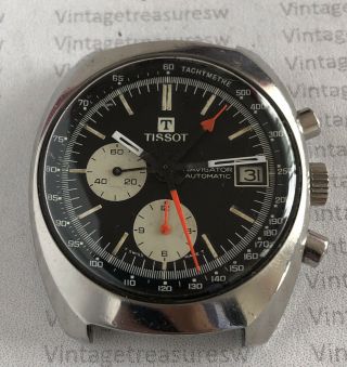 VINTAGE TISSOT CHRONOGRAPH NAVIGATOR CAL 2170 REF 45.  501 STAINLESS STEEL 6