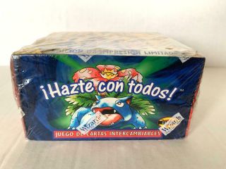 Pokémon Base Set Booster Box,  1999 Factory Spanish VERY RARE 5