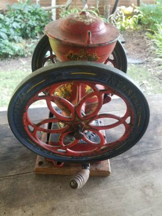 Antique Enterprise Coffee Grinder Mill Number 2 Decals 2