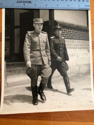 Rare Vintage Korean War 1951 August 북한 장군 남일 판문점 Korea Three Photos 3