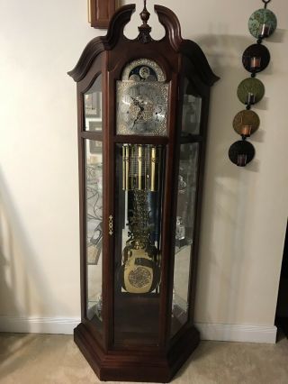 Howard Miller Curio Grandfather Clock (rare)