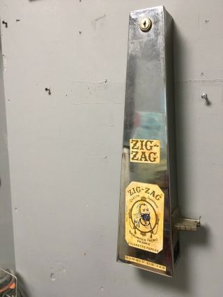 Vintage Zig Zag Cigarette Papers Tobacco Rolling Paper Dispenser Advertising