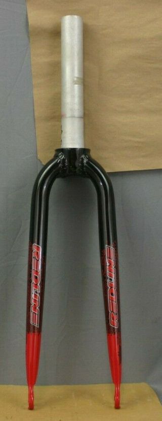 Redline Nos Vintage Bmx Fork 20 " 1 1/8 " Threadless Retro 170mm 480g Charity