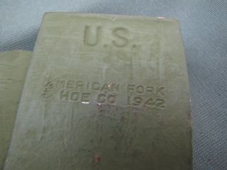 Ww2 Us Army American Fork And Hoe 1942 Dated Hatchet