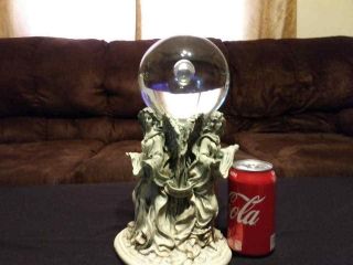 RARE Haunted Large Crystal Ball & Stand - Perfect for Scrying & Fortune Telling 2