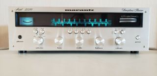 Marantz 2220 Stereo Receiver w/ Phono Output for Turntable,  Vintage 9