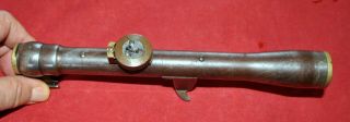 Antique Austrian C.  Reichert Sniper Scope 4x W/qd Mounts Mannlicher,  Steyr 1903