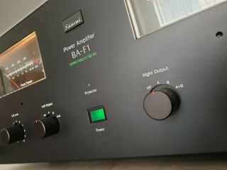Vintage Sansui BA - F1 Stereo Power Amplifier / Amp / HIFI / Rare / Monster 10