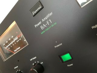 Vintage Sansui BA - F1 Stereo Power Amplifier / Amp / HIFI / Rare / Monster 6