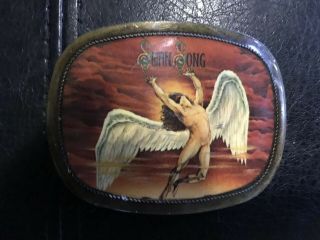 Vintage Led Zeppelin Swan Song Pacifica Belt Buckle 1976