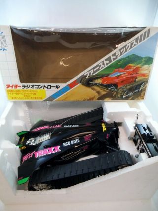 Vintage 90 ' s Taiyo 9.  6v Turbo R/C Fast Traxx BLK NMIB Tyco Nikko Tamiya Kyosho 4