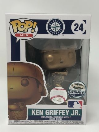 Ken Griffey Jr Funko Pop Seattle Mariners Bronze LE /24 Safeco Grail Rare SGA 3