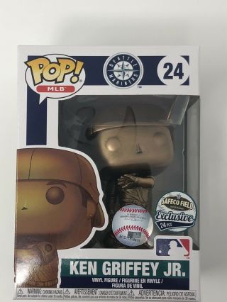 Ken Griffey Jr Funko Pop Seattle Mariners Bronze LE /24 Safeco Grail Rare SGA 4