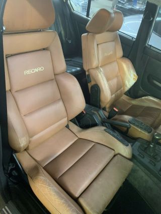 Recaro Classic Power Seats Tan Vintage