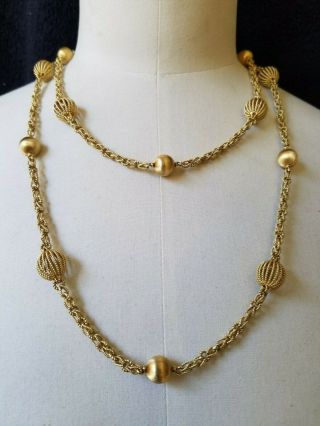 Vintage Buccellati 18k Gold Necklace 112 Grams 45 Inches Long
