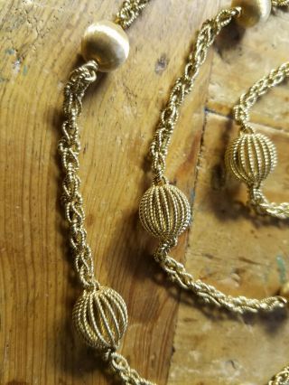Vintage Buccellati 18k Gold Necklace 112 Grams 45 inches long 3
