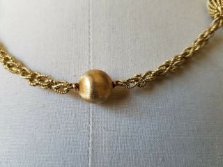 Vintage Buccellati 18k Gold Necklace 112 Grams 45 inches long 7