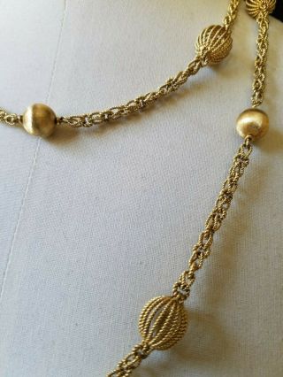 Vintage Buccellati 18k Gold Necklace 112 Grams 45 inches long 9