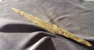 Exceptionally Very Rare Viking Iron Cutlery Item.  L119u