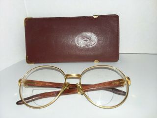 Vintage Cartier Glasses With Soft Case.  1510341