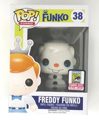 Glitter Olaff Freddy Funko Pop 1 Of 24 Rare Fundays Sdcc Disney Frozen
