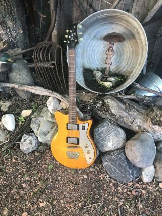 Vintage Ibanez Jet King Jtk1 Natural Finish Guitar Electric