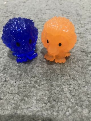 Ultra Rare Blue Glitter Mufasa And Sunset Simba - Lion King Woolworths Ooshies