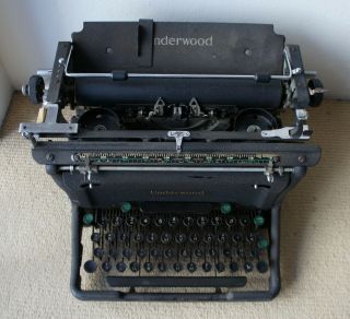Rare Rip - 5 " Underwood Code Machine " - English / Russian Keyboard,  Ø Key
