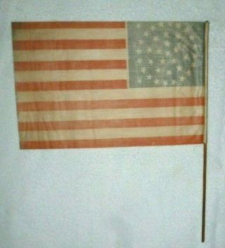 RARE 38 STAR FLAG MEDALLION DESIGN W/ 2 OUTLIERS,  COLORADO STATEHOOD,  1876 - 1889 5
