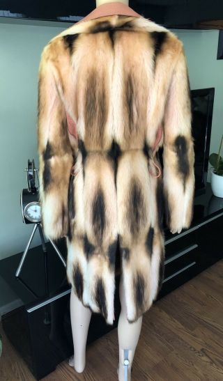 Vintage Gianni Versace Couture F/W 2000 Runway Fur Jacket Coat IT 40 5