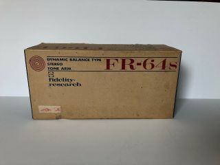 Fidelity Research Tonearm Tone Arm FR - 64s Vintage NIB Sample 11