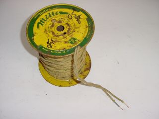 Vintage Miller RCA Western Electric era Tube Amplifier 18/2 Cloth Speaker Wire 12
