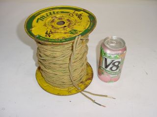 Vintage Miller Rca Western Electric Era Tube Amplifier 18/2 Cloth Speaker Wire