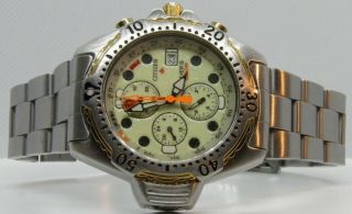 Vintage Citizen Aqualand Diver Promaster 3745 - E 70022 Chronograph Divers Watch 2