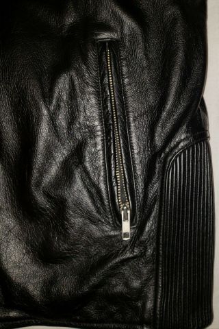 WILSON ' S Men ' s Leather Vintage Retro Striped Leather Jacket 6