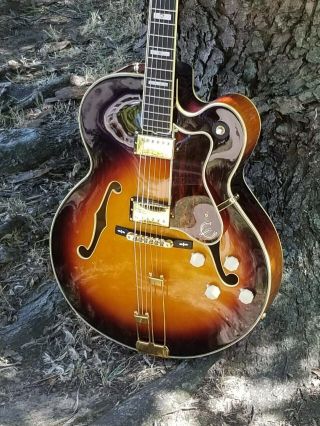 Epiphone Elitist Broadway Vintage Sunburst Ca 2005 Made In Japan W/case