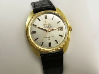 Vintage Omega Constellation 18k Gold Automatic Chronometer Cal 564 Year 1968