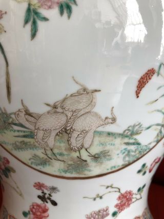 Old Early 20th Cent Chinese porcelain vase Republic Large Qing 4