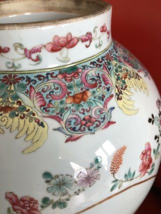 Old Early 20th Cent Chinese porcelain vase Republic Large Qing 9