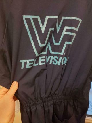 Vintage Wwf Television Cameraman Jumpsuit Uniform 90s 80s Wwe Xl