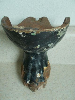 1 Cast Iron Antique Bath Tub Foot Lion Paw Claw From 134 Yr Old House Leg