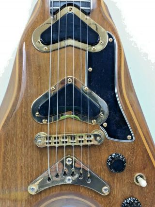 Vintage Gibson V2 Flying V Guitar,  Natural 1982 3