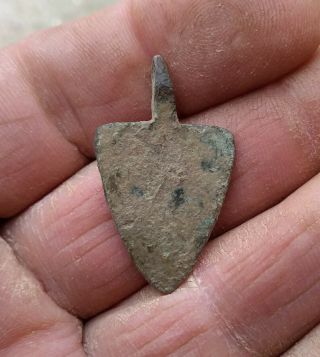 Metal Detecting Find.  medieval heraldic pendant. 3