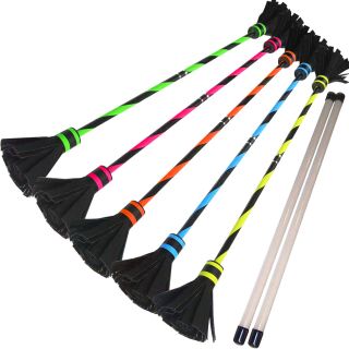 Classic Fluoro Flower Stick Set & Silicone Hand Sticks (juggling Circus) Uk Made