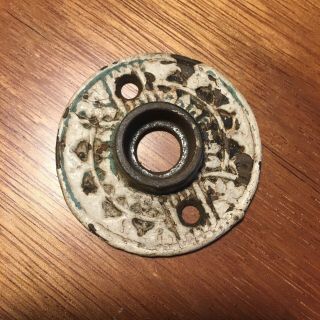 Antique Cast Iron Door Knob Rosette 2