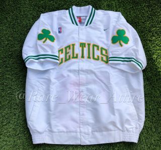 Vintage Boston Celtics Champion Pro Cut Team Issued Warm Up Jersey Sz 2xl,  3 1998